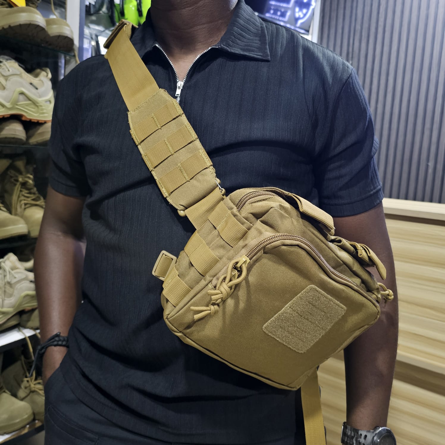 Waterproof Messenger Molle Hunting Shoulder Tactical Crossbody Saddle Bag