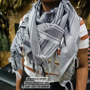 Tactical Desert Scarf & Headwrap | Outdoor Shemagh Bandana – Grey