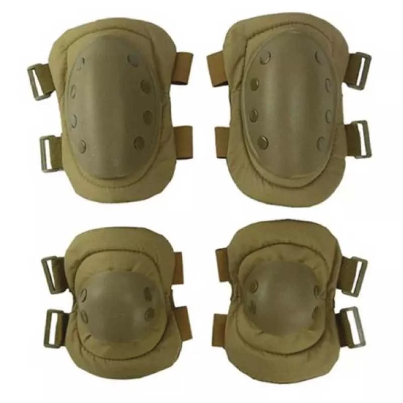 Tactical Knee & Elbow Pads | Protective Outdoor & Airsoft Gear – Brown