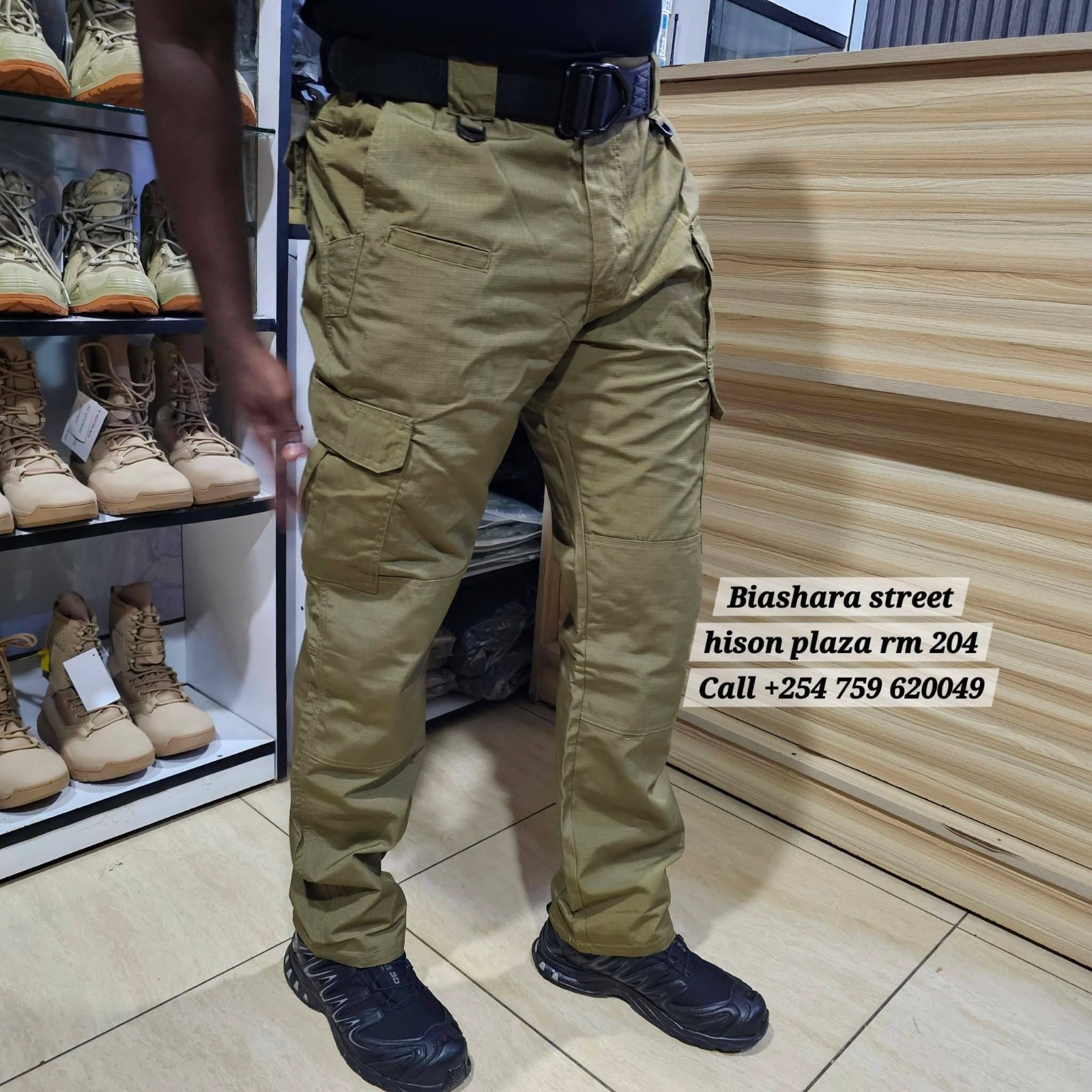 TEFLON-TREATED TROUSER